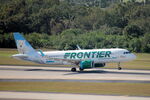 N353FR @ KTPA - Frontier Flight 3781 departs Runway 1L at Tampa International Airport enroute to Hartsfield-Jackson Atlanta International Airport - by Suncoast Spotter