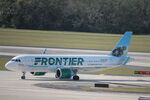 N379FR @ KTPA - Frontier Flight 2746 taxis to gate at Tampa International Airport following flight from Denver International Airport - by Suncoast Spotter