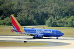 N405WN @ KTPA - Southwest Flight 2012 arrives on Runway 1L at Tampa International Airport following flight from Milwaukee Mitchell International Airport - by Suncoast Spotter