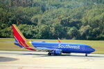 N8525S @ KTPA - Southwest Flight 3847 arrives on Runway 1L at Tampa International Airport following flight from Raleigh-Durham International Airport - by Suncoast Spotter