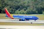 N8811L @ KTPA - Southwest Flight 1357 arrives on Runway 1L at Tampa International Airport following flight from Denver International Airport - by Suncoast Spotter