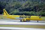 N710NK @ KTPA - Spirit Flight 409 arrives on Runway 1L at Tampa International Airport following flight from Harry Reid International Airport - by Suncoast Spotter