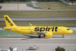 N973NK @ KTPA - Spirit Flight 1909 taxis at Tampa International Airport prior to flight to Boston-Logan International Airport - by DontenPhotography
