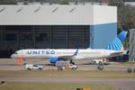 N41140 @ KTPA - United Boeing 757 sits on the United ramp at Tampa International Airport - by DontenPhotography