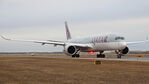 A7-ALF @ LOWW - Flashing while taxiing on E to holding point runway 34. - by Hotshot