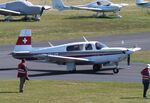 HB-DHP @ EDKB - Mooney M20M TLS at Bonn-Hangelar airfield during the Grumman Fly-in 2024 - by Ingo Warnecke