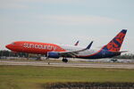 N844SY @ KRSW - Sun Country Flight 383 arrives on Runway 6 at Southwest Florida International Airport following flight from Minneapolis-St Paul International Airport - by Suncoast Spotter