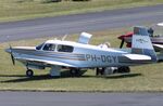 PH-DGY @ EDKB - Mooney M20K at Bonn-Hangelar airfield during the Grumman Fly-in 2024