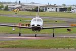 N464LB @ EGBJ - Staverton - by Chris Hall