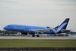 N243BZ @ KRSW - Breeze Flight 973 arrives on Runway 6 at Southwest Florida International Airport following flight from Portsmouth International Airport