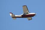 N499HB @ KSRQ - Cessna Centurion N499HB departs Runway 14 at Sarasota-Bradenton International Airport - by Suncoast Spotter