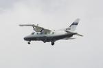 N7HN @ KSRQ - Mitsubishi MU-2 on approach to Runway 32 at Sarasota-Bradenton International Airport - by Suncoast Spotter