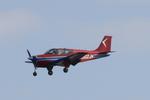 N302JH @ KSRQ - Beech 35-B33 Debonair on approach to Runway 32 at Sarasota-Bradenton International Airport - by Suncoast Spotter