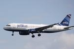 N784JB @ KSRQ - Jet Blue Airbus A320 on approach to Runway 32 at Sarasota-Bradenton International Airport - by Suncoast Spotter