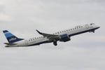 N296JB @ KSRQ - Jet Blue Embraer 190 Blue's Your Daddy departs from Runway 14 at Sarasota-Bradenton International Airport - by Suncoast Spotter