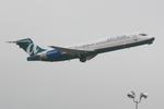 N923AT @ KSRQ - AirTran Boeing 717-200 departs Runway 14 at Sarasota-Bradenton International Airport - by Suncoast Spotter