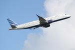 N193JB @ KSRQ - Jet Blue Embraer  departs Runway 14 at Sarasota-Bradenton International Airport - by Suncoast Spotter