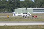 N68MJ @ KSRQ - N68MJ taxis following arrival to Sarasota-Bradenton International Airport - by Suncoast Spotter
