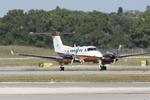 N536BW @ KSRQ - N536BW arrives on Runway 14 at Sarasota-Bradenton International Airport - by Suncoast Spotter