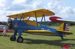N55097 @ EDKL - Boeing (Stearman) A75N1 / PT-17 at the 2024 Flugplatzfest Leverkusen airfield display - by Ingo Warnecke