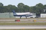 N316AF @ KSRQ - Agape Flights  arrives on Runway 4 at Sarasota-Bradenton International Airport following a flight from La Isabela International Airport