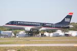 N820MD @ KSRQ - Republic Airlines Embraer 175 arrives on Runway 32 at Sarasota-Bradenton International Airport - by Suncoast Spotter