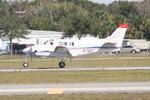 N75G @ KSRQ - Beechcraft King Air 90 arrives on Runway 32 at Sarasota-Bradenton International Airport
