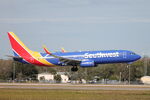 N8542Z @ KRSW - Southwest Flight 1874 arrives on Runway 6 at Southwest Florida International Airport following flight from Baltimore-Washington International Airport - by Suncoast Spotter