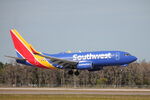 N243WN @ KRSW - Southwest Flight 246 arrives on Runway 6 at Southwest Florida International Airport following flight from John Glenn Columbus International Airport - by Suncoast Spotter