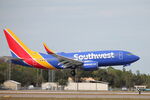 N455WN @ KRSW - Southwest Flight 1351 arrives on Runway 6 at Southwest Florida International Airport following flight from Chicago-Midway International Airport - by Suncoast Spotter