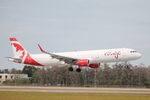 C-FJOK @ KRSW - Rouge Flight 1662 arrives on Runway 6 at Southwest Florida International Airport following flight from Toronto-Pearson International Airport - by Suncoast Spotter