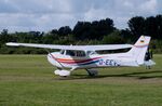 D-EEVJ @ EDKL - Cessna (Reims) F172M Skyhawk at the 2024 Flugplatzfest Leverkusen airfield display - by Ingo Warnecke