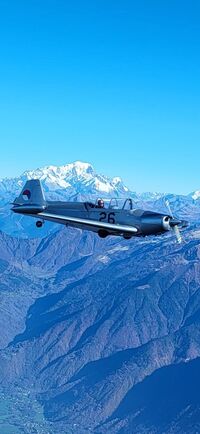 N526L @ LFLP - In flight in French Alps - by Eric Médan