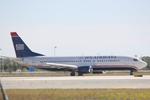 N418US @ KRSW - US Airways Flight 1972 taxis for departure at Southwest Florida International Airport prior to a flight to Charlotte/Douglas International Airport - by Suncoast Spotter