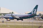 N281AT @ KRSW - AirTran Flight 1154 on arrival to Runway 6 at Southwest Florida International Airport following a flight from Indianapolis International Airport - by Suncoast Spotter