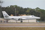 N87SF @ KRSW - Citation 87SF arrives on Runway 6 at Southwest Florida International Airport following flight from Charlotte-Douglas International Airport - by Suncoast Spotter