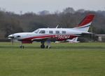N392MA @ EGLD - Piper PA-46-500TP Meridian at Denham. - by moxy