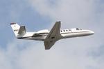 N802QS @ KSRQ - Execjet Flight 802P departs Runway 14 at Sarasota-Bradenton International Airport enroute to Chicago/Midway International Airport