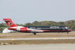N891AT @ KSRQ - AirTran Flight 696 (Falcons One) arrives on Runway 14 at Sarasota-Bradenton International Airport following a flight from Hartsfield-Jackson Atlanta International Airport - by Suncoast Spotter