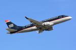 N801MA @ KSRQ - Republic Airlines/US Airways Express Flight 3330 departs Runway 14 at Sarasota-Bradenton International Airport enroute to Reagan National Airport - by Suncoast Spotter