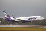N812VL @ KRSW - Avelo Flight 357 arrives on Runway 6 at Southwest Florida International Airport following flight from Tweed New Haven Airport