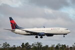 N389DA @ KRSW - Delta Flight 2474 arrives on Runway 6 at Southwest Florida International Airport following flight from Boston-Logan International Airport - by Suncoast Spotter