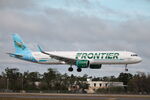 N648FR @ KRSW - Frontier Flight 3955 arrives on Runway 6 at Southwest Florida International Airport following flight from Buffalo-Niagara International Airport - by Suncoast Spotter