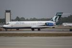 N929AT @ KSRQ - AirTran Flight 696 arrives on Runway 14 at Sarasota-Bradenton International Airport following a flight from Hartsfield-Jackson Atlanta International Airport - by Suncoast Spotter