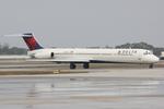 N961DL @ KRSW - Delta Flight 1678 taxis for departure at Sarasota-Bradenton International Airport prior to a flight to Hartsfield-Jackson Atlanta International Airport - by Suncoast Spotter