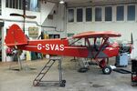 G-SVAS @ EGTH - Piper PA-18-150 Super Cub undergoing maintenance at the Shuttleworth Collection, Biggleswade - by Ingo Warnecke