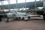 5316 - 5316 (52-5242) 1954 North American F-86F Sabre Portuguese Air Force Musée de l'Air de Bruxelles
