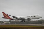 N700CK @ KRSW - Kalitta Flight 625 arrives on Runway 6 at Southwest Florida International Airport following a weather diversion on a flight from Ted Stevens Anchorage International Airport to Miami International Airport - by Suncoast Spotter