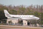 N855AC @ KRSW - Citation 855AC arrives on Runway 6 at Southwest Florida International Airport following flight from Tulsa International Airport - by Suncoast Spotter