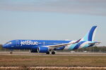 N3241J @ KRSW - JetBlue Flight 2066 taxis at Southwest Florida International Airport prior to flight to Boston-Logan International Airport - by Suncoast Spotter